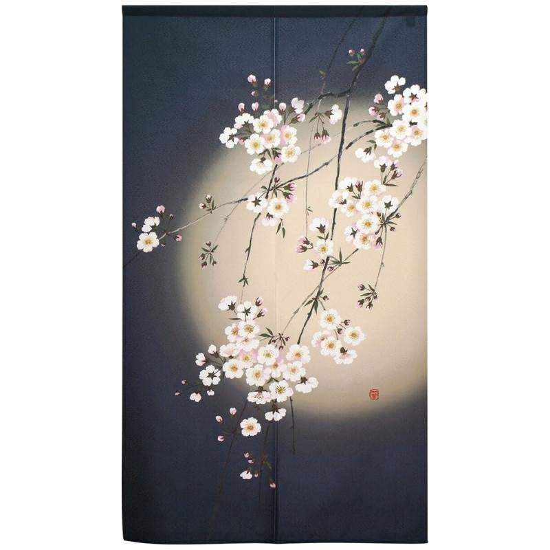 Noren Japonés Claro de Luna 85 x 150 cm