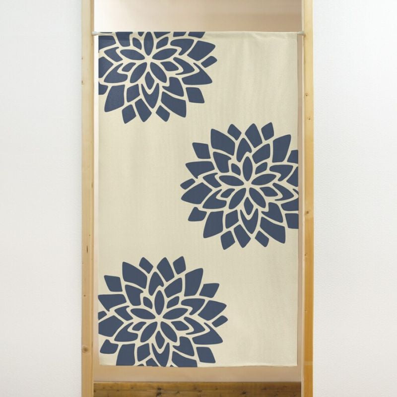 Noren Japonés Flor de Loto 85 x 150 cm