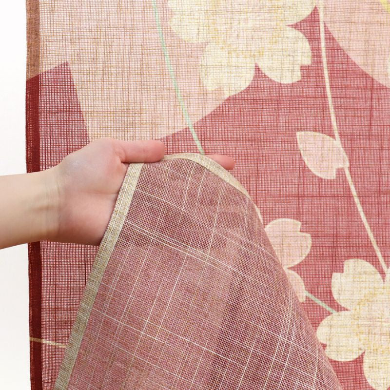 Noren Japonés Flor Sakura 85 x 150 cm