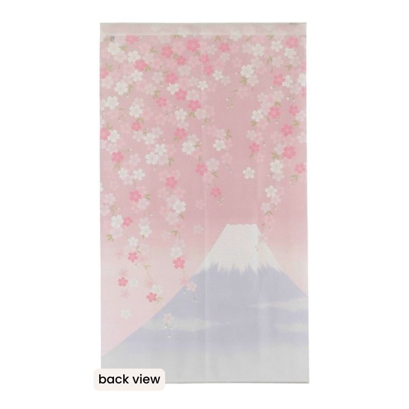 Noren Japonés Fuji Sakura 85 x 150 cm