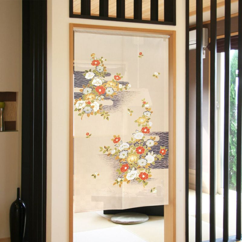 Noren Japonés Tsubaki 85 x 150 cm