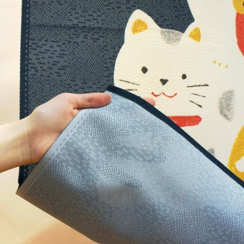 Noren Maneki Neko Azul