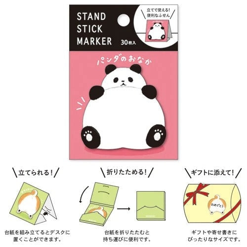 Notas Adhesivas Panda Japonés