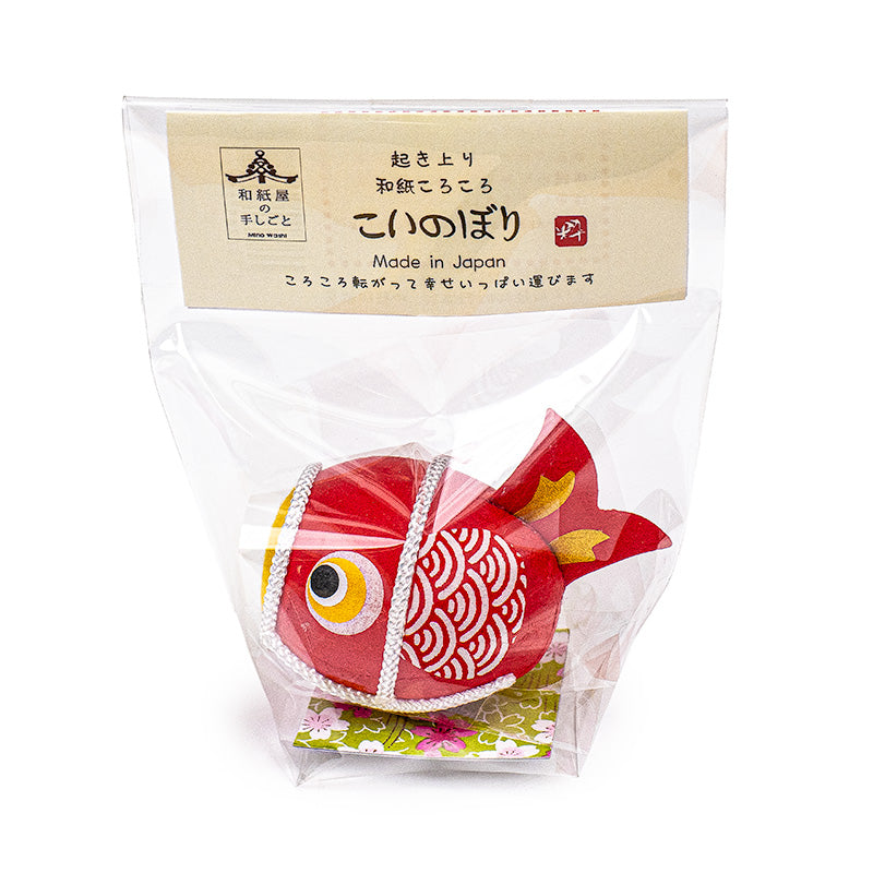 Okiagari Amuleto de la Suerte - Koi Roja
