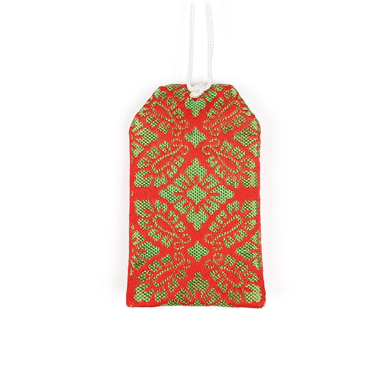 Omamori japonés Tomoe Rojo