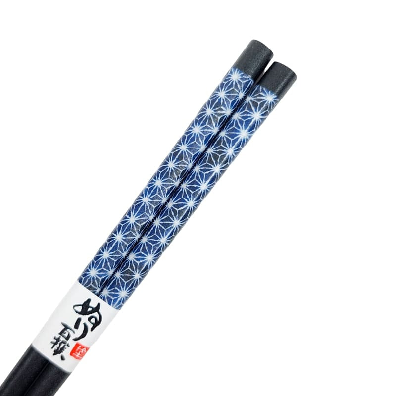Palillos Japoneses Asanoha Azul