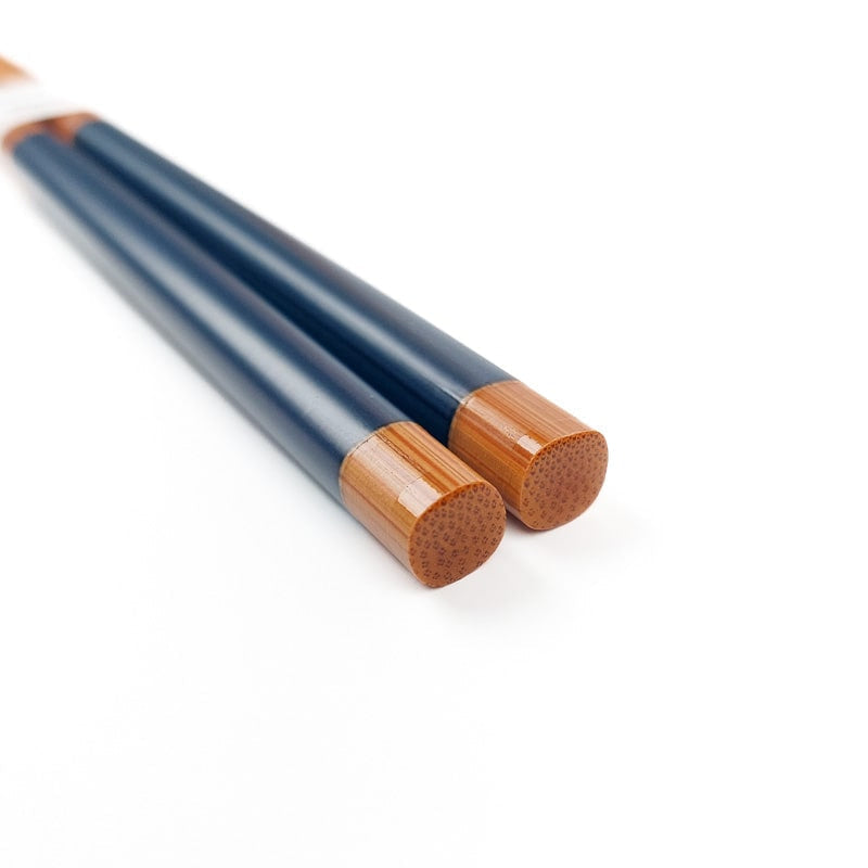 Palillos Japoneses Bambú Azul