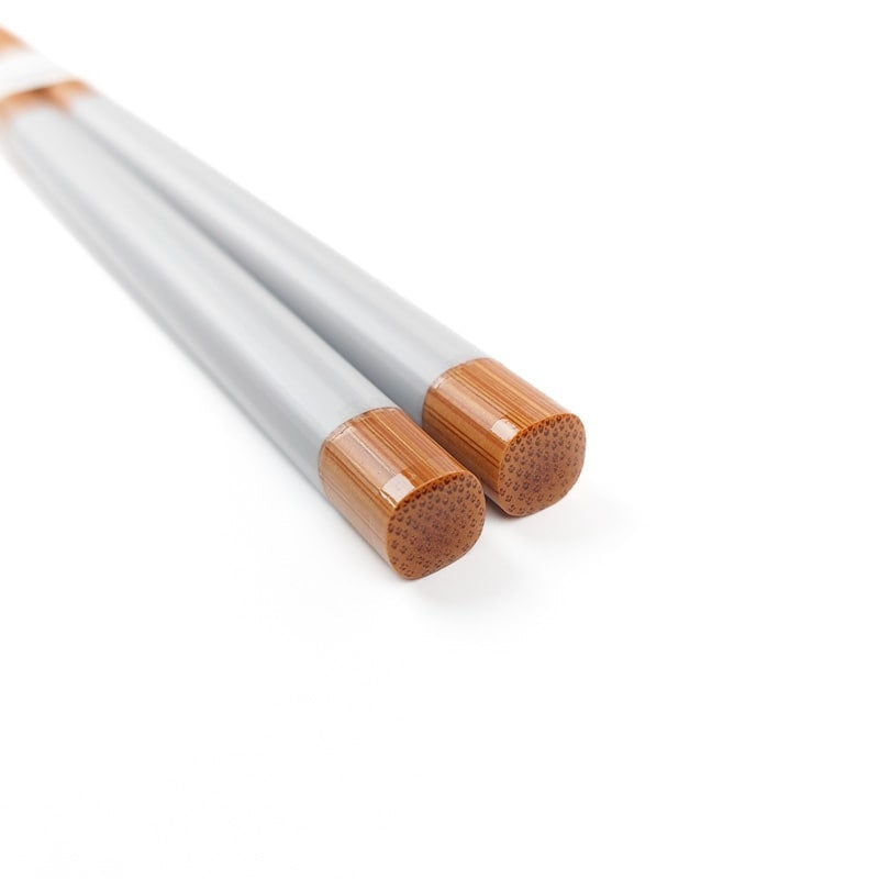 Palillos Japoneses Bambú Gris Claro