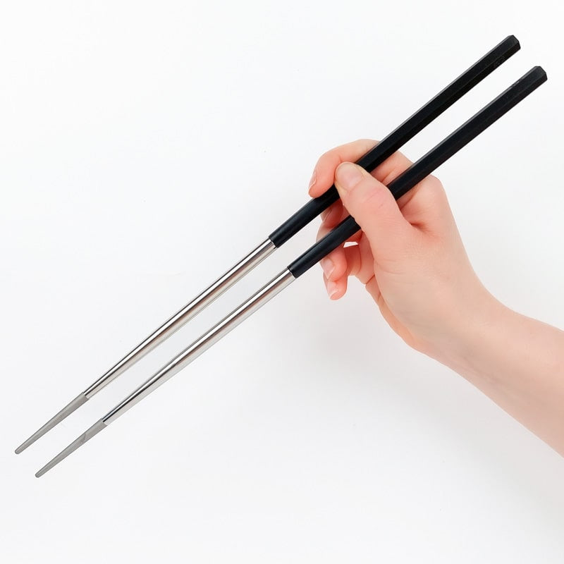 Palillos Japoneses de Acero Inoxidable