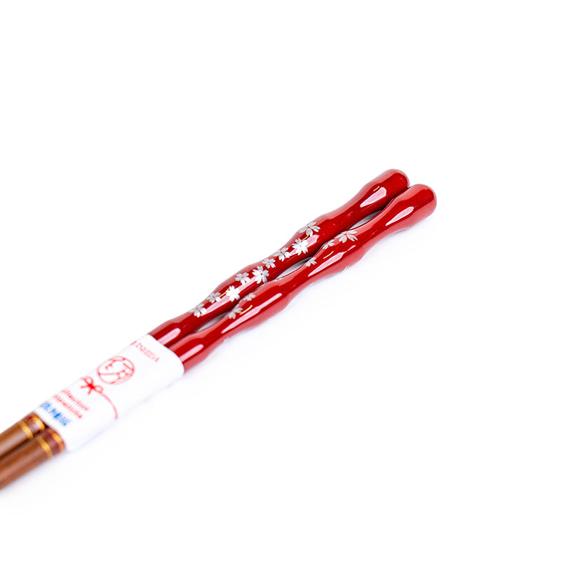 Palillos Japoneses Onda Sakura Rojo