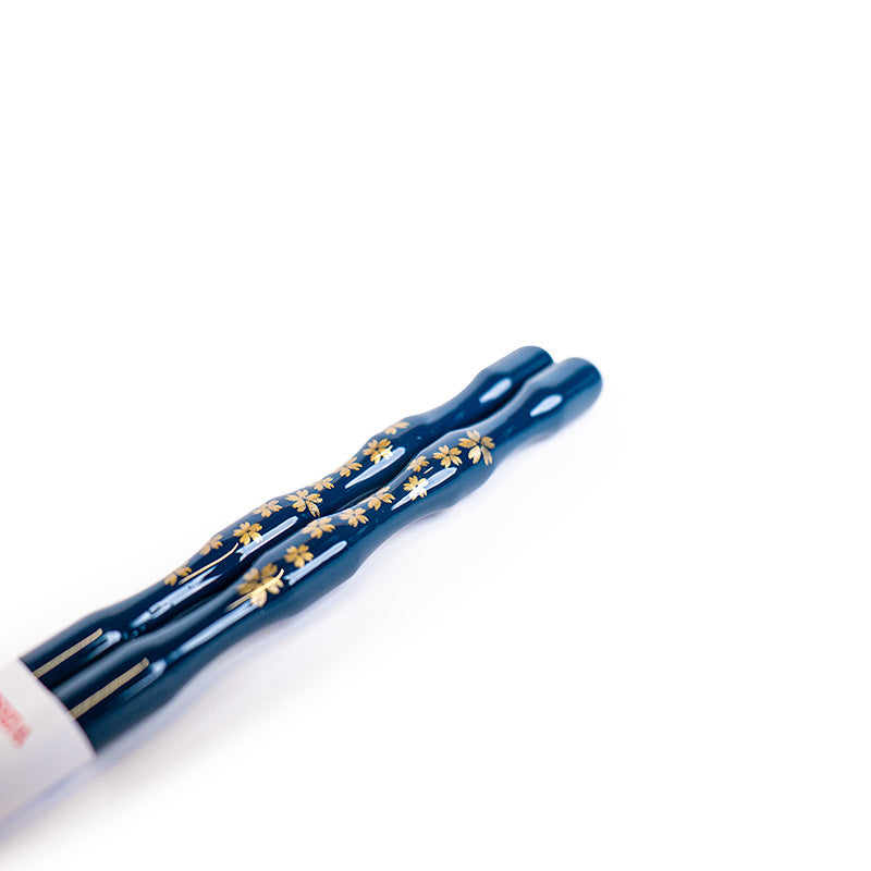 Palillos japoneses ondulados Sakura azules