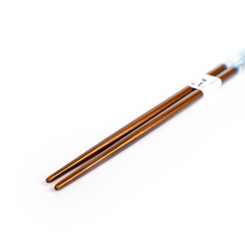 Palillos japoneses Sakura Usagi azules