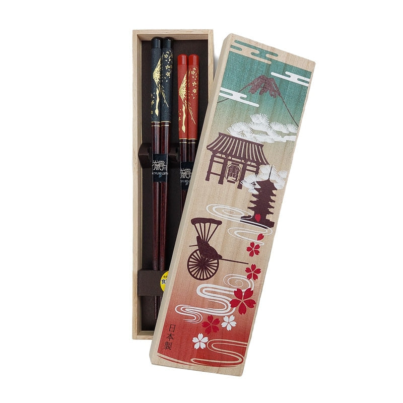 Palillos Japoneses Tradicionales Monte Fuji