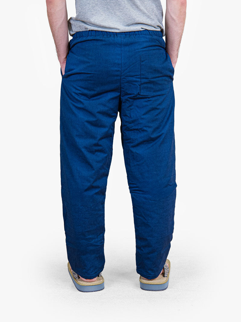 Pantalón Japonés Hombre – Acolchado Azul
