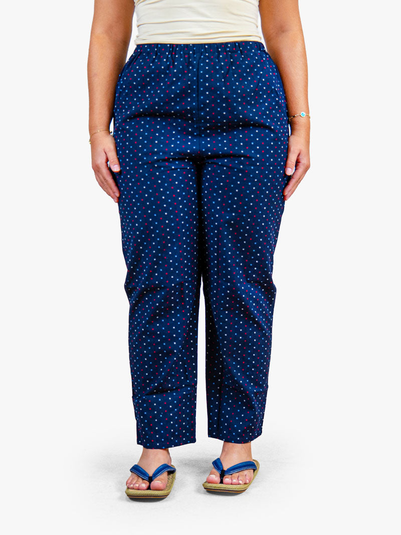 Pantalón Japonés Mujer – Arare Azul Marino