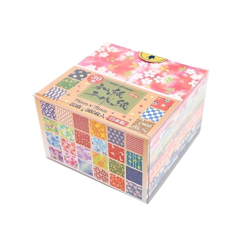 Papel Origami Japonés 30 Diseños 7,5x7,5 cm