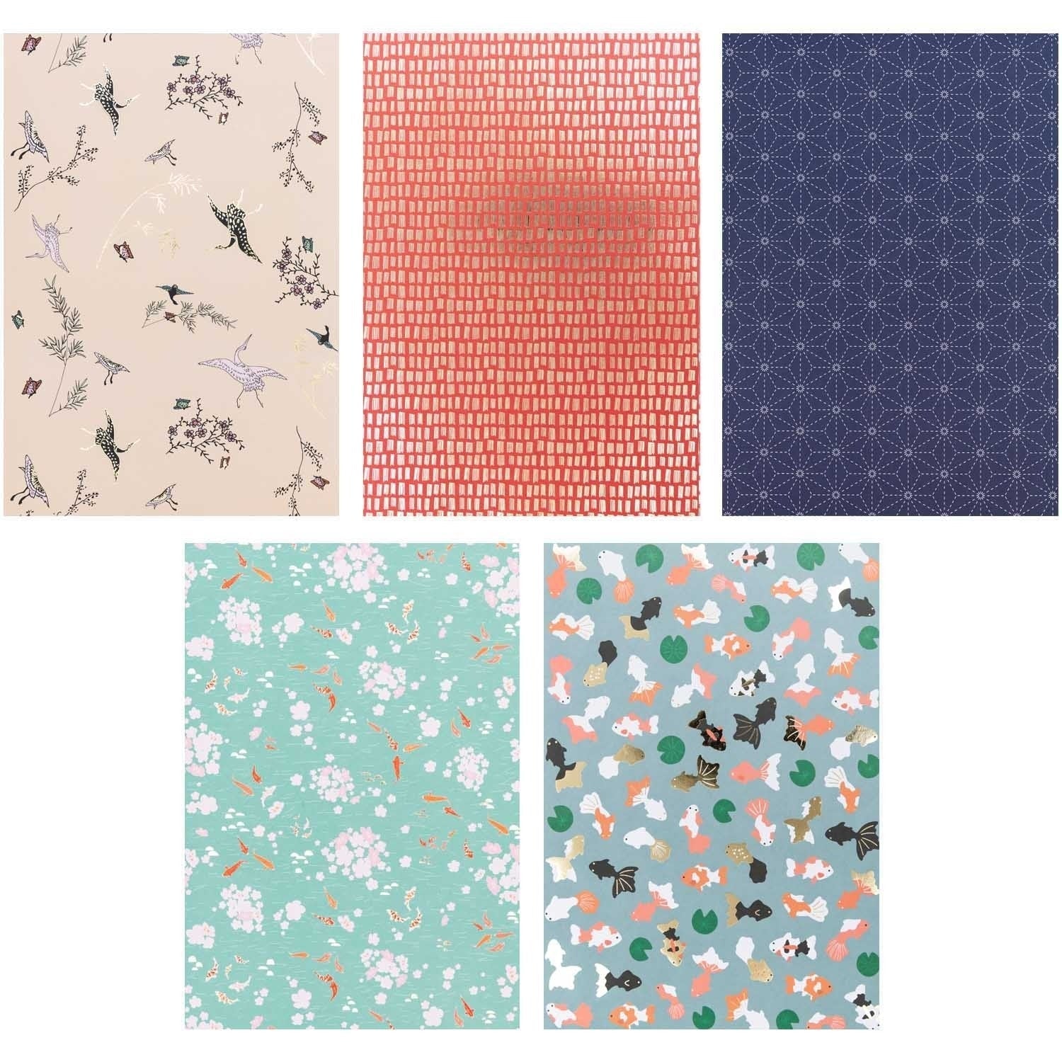 Papel Scrapbook Estampados Japoneses