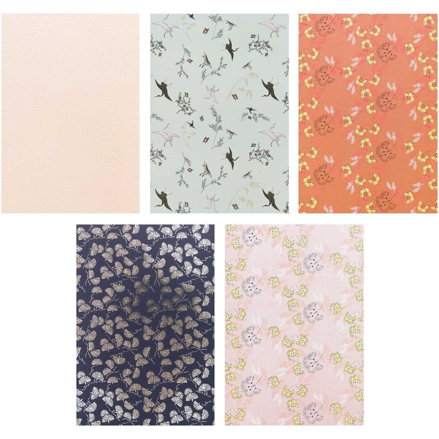 Papel Scrapbook Estampados Japoneses