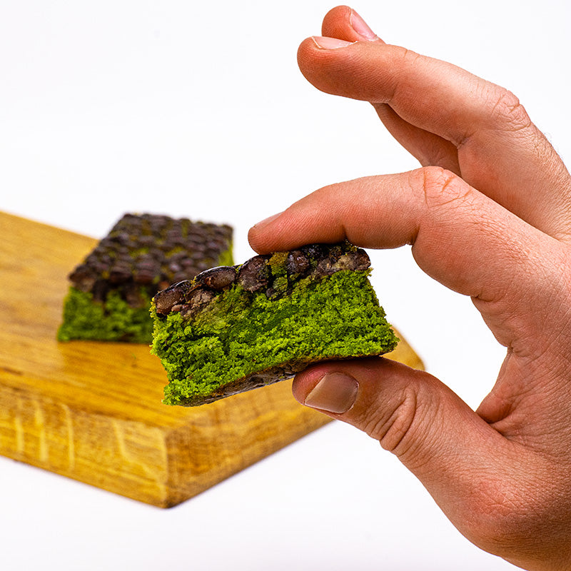Pastel Japonés - Matcha & Frijoles Rojos