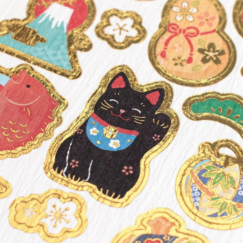 Pegatinas Japonesas Buena Suerte