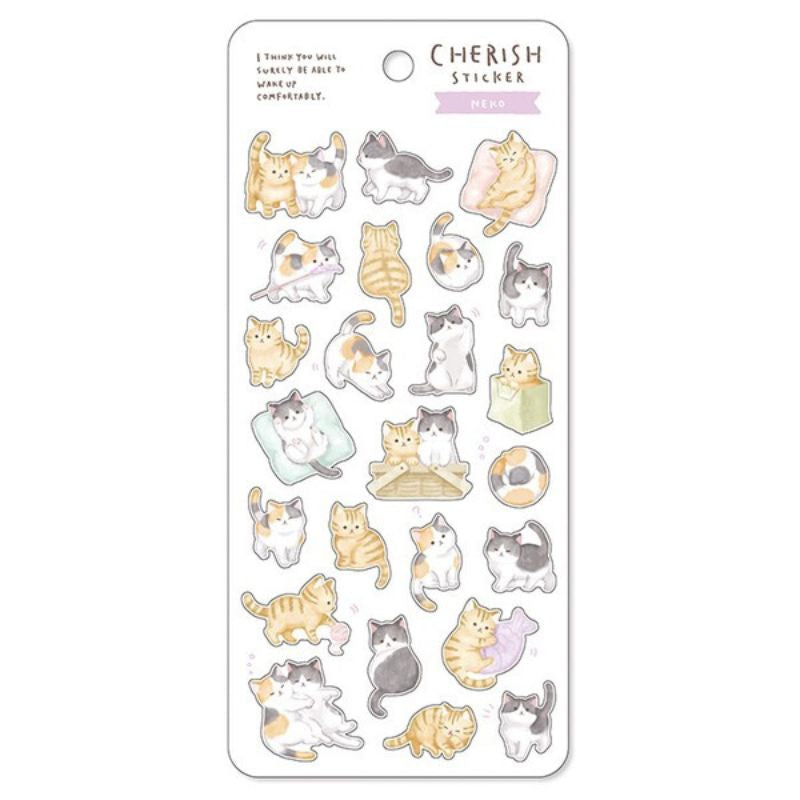 Pegatinas Japonesas Kawaii Neko
