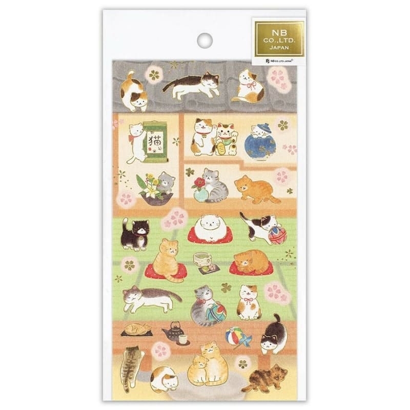 Pegatinas Japonesas para Amantes de los Gatos