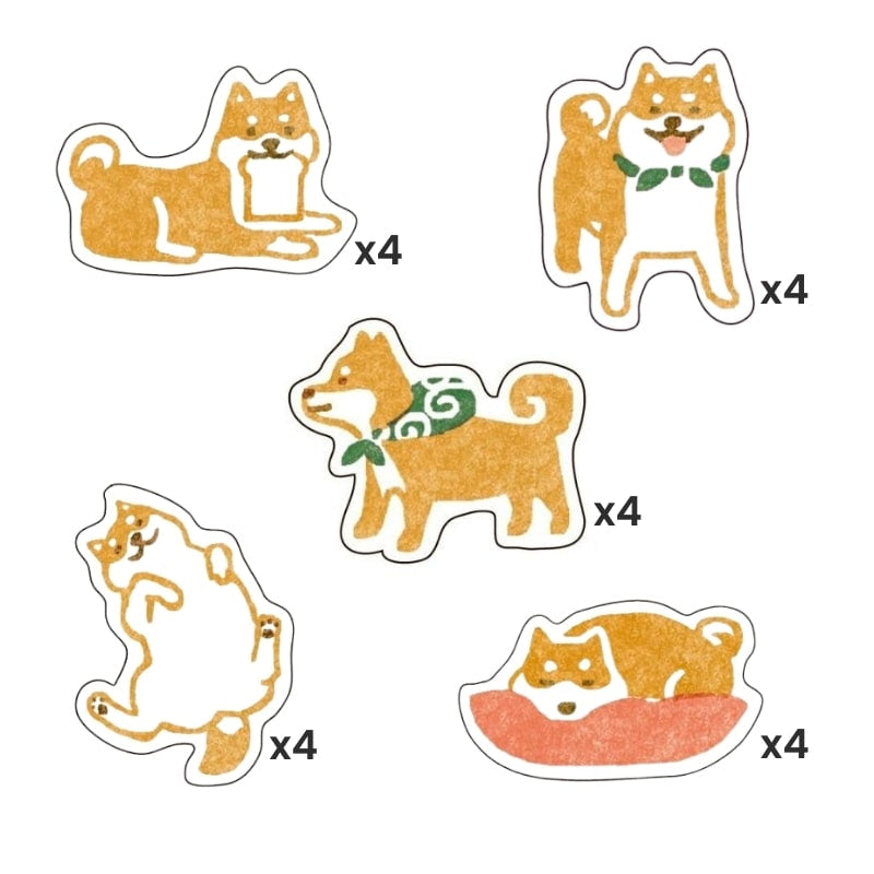 Pegatinas Japonesas Shiba