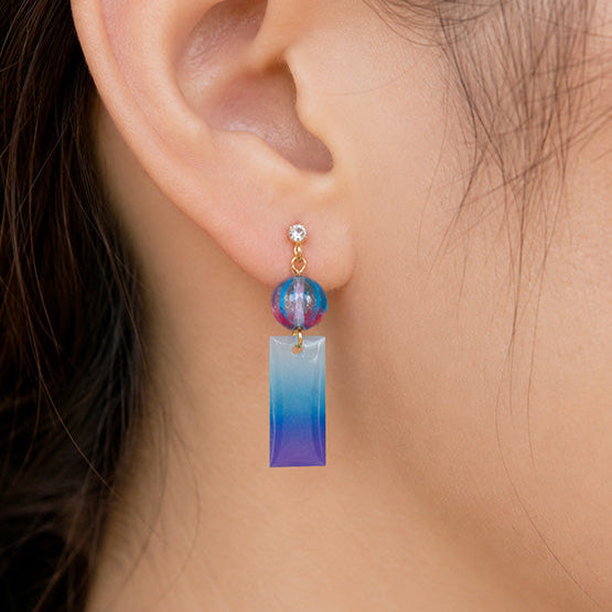 Pendientes Japoneses - Campanilla Azul