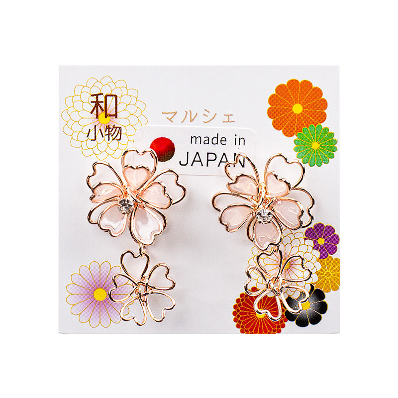 Pendientes Japoneses - Doble Sakura