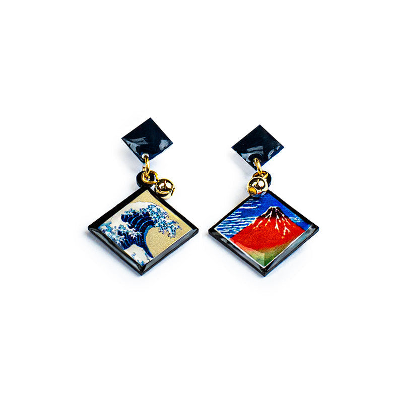 Pendientes Japoneses - Hokusai