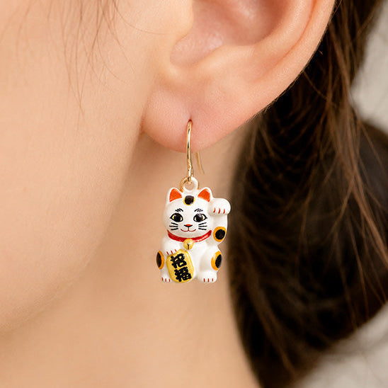 Pendientes Japoneses - Maneki Neko