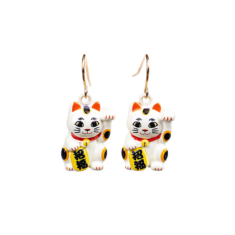 Pendientes Japoneses - Maneki Neko