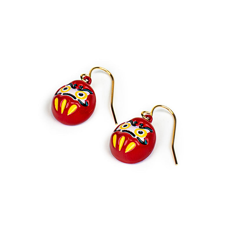 Pendientes Japoneses - Pequeño Daruma