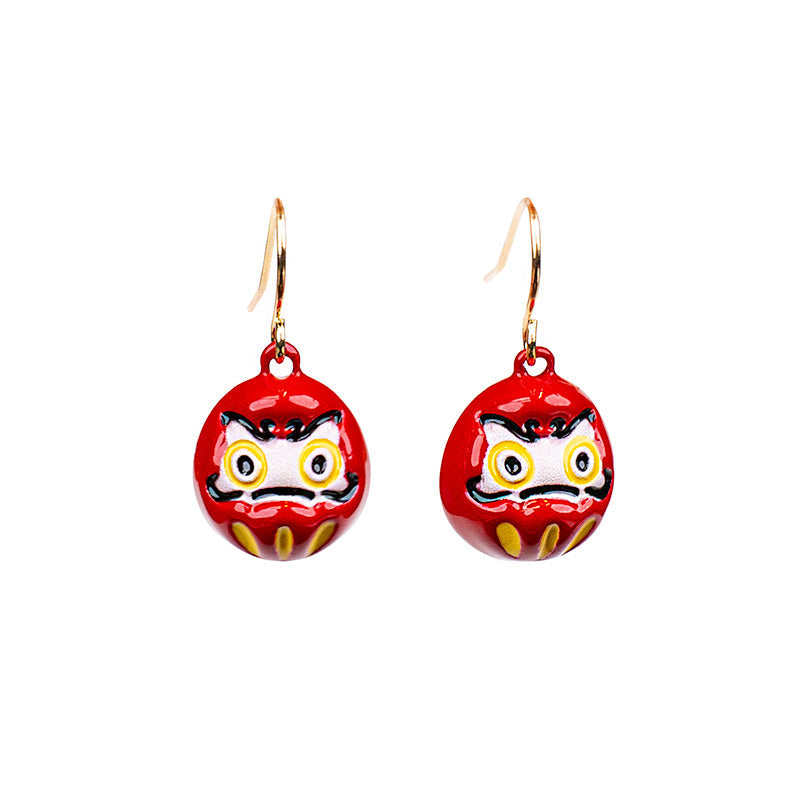 Pendientes Japoneses - Pequeño Daruma