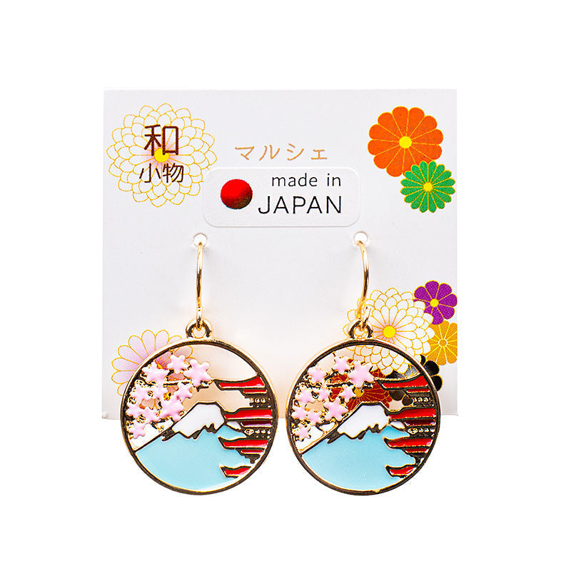 Pendientes Japoneses - Templo & Fuji