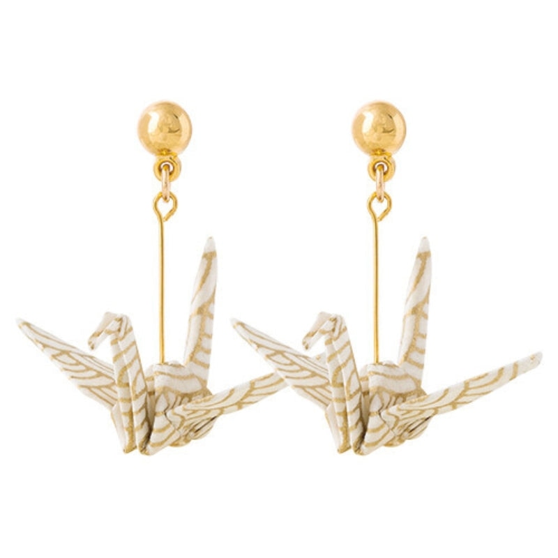 Pendientes Origami Dorado