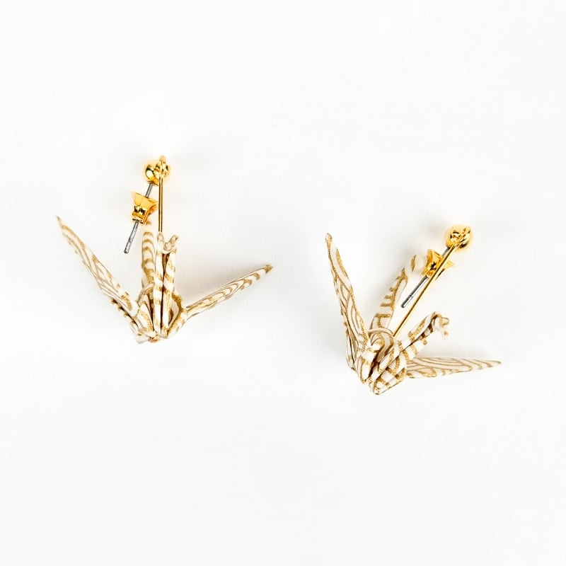 Pendientes Origami Dorado