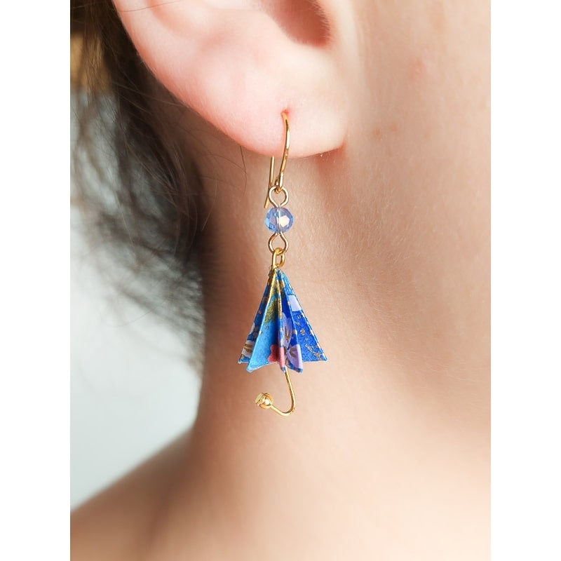 Pendientes Paraguas Azul
