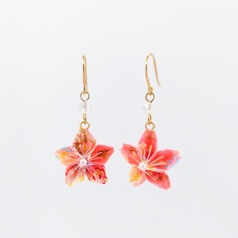 Pendientes Sakura Origami