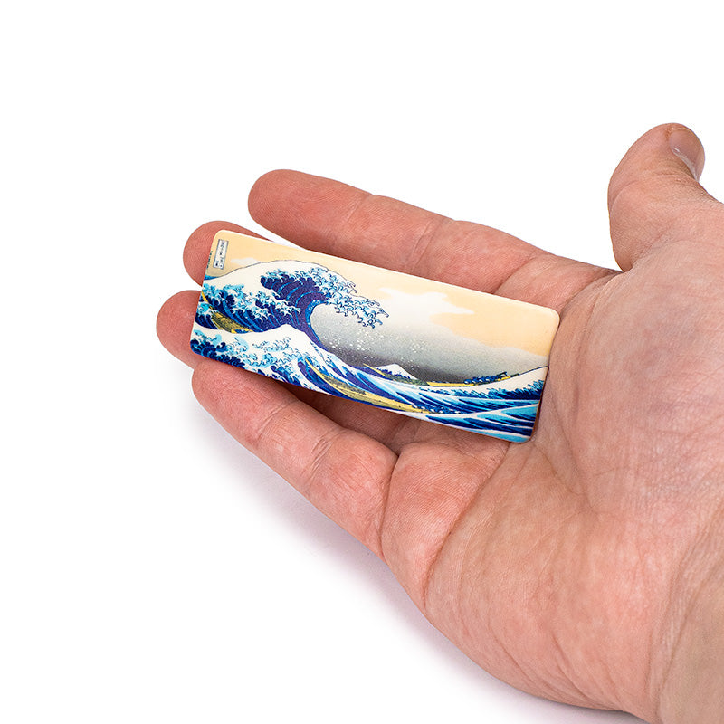 Pinza para el Pelo Japonesa - Gran Ola de Kanagawa