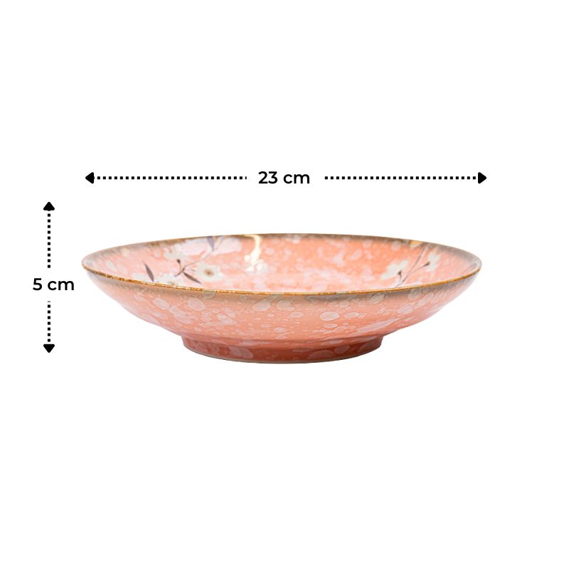 Plato japonés hondo Pinku Sakura