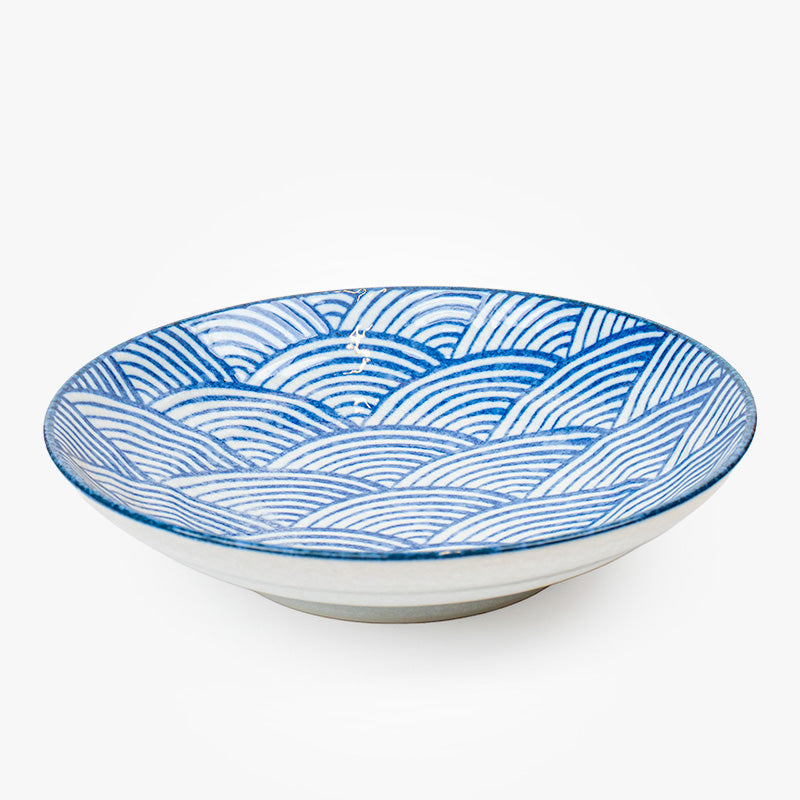 Plato japonés hondo Seigaiha