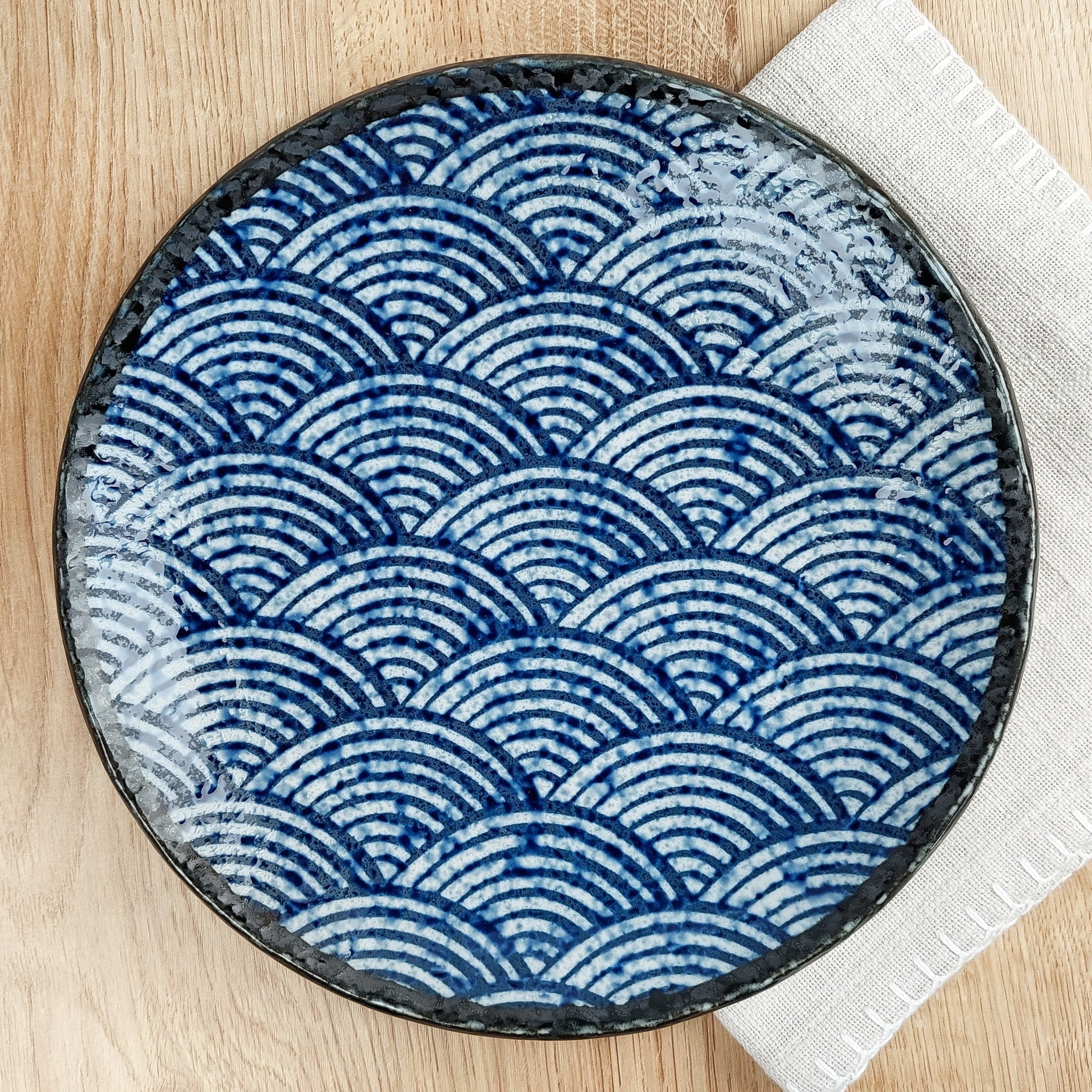 Plato japonés Seigaiha