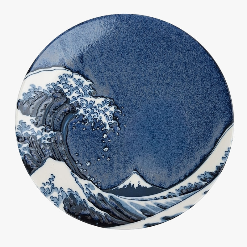 Plato Redondo Japonés Kanagawa