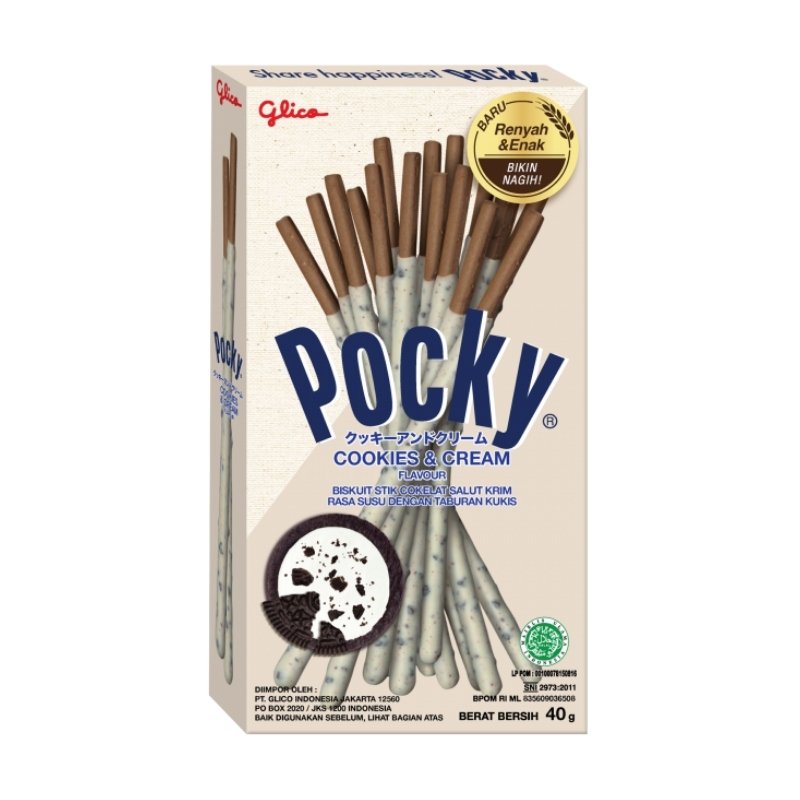 Galletas Pocky Cookies & Cream