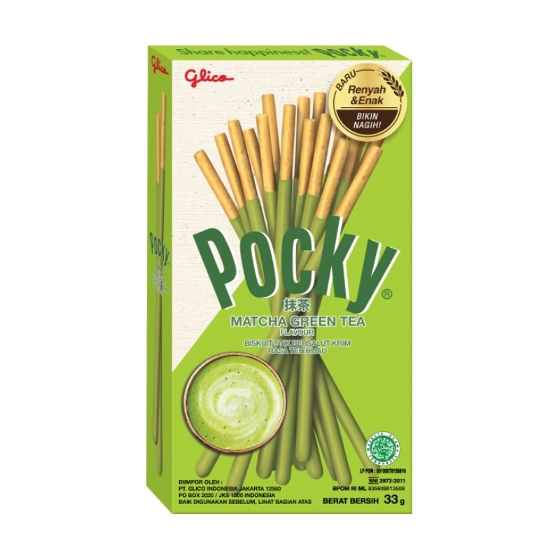 Galletas Pocky Matcha con leche