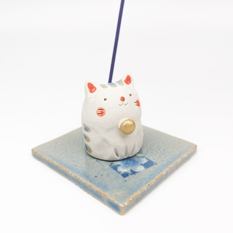 Porta Incienso Gato Japonés