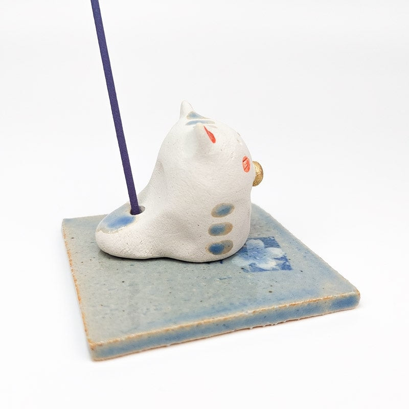 Porta Incienso Gato Japonés