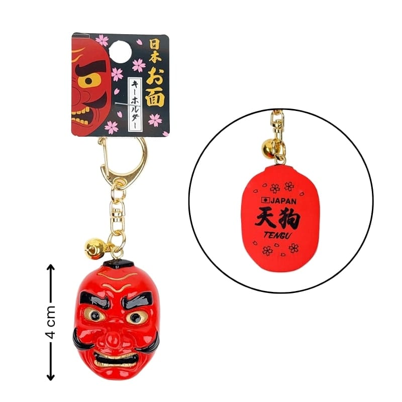 Llavero Máscara Tengu