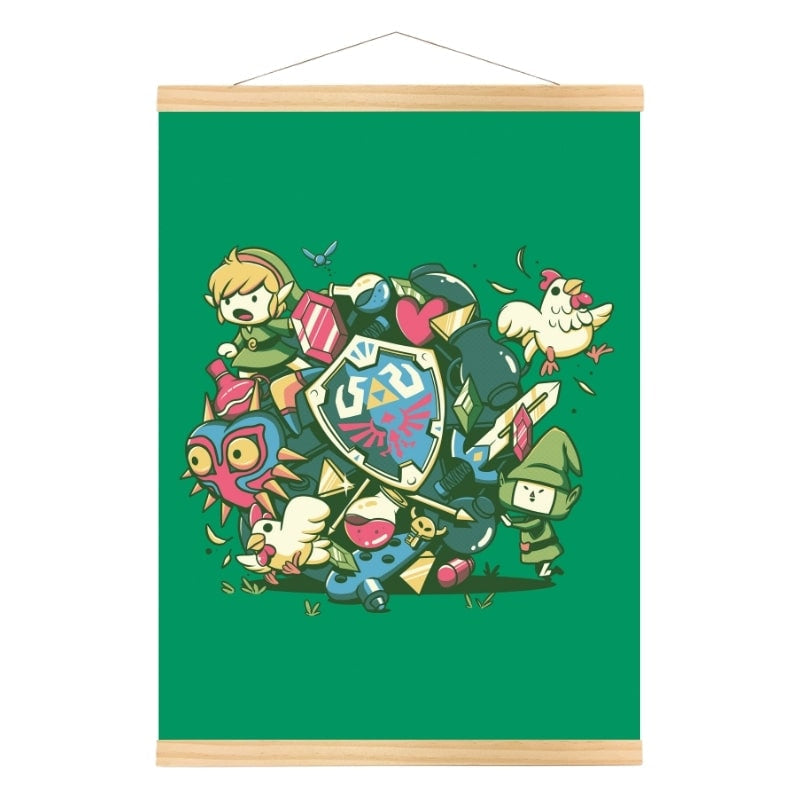 Póster Japonés Épico A3